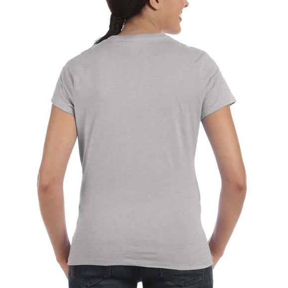 Hanes Nano- T Short Sleeve Light Steele Size Large Unisex - Picture 2 of 8